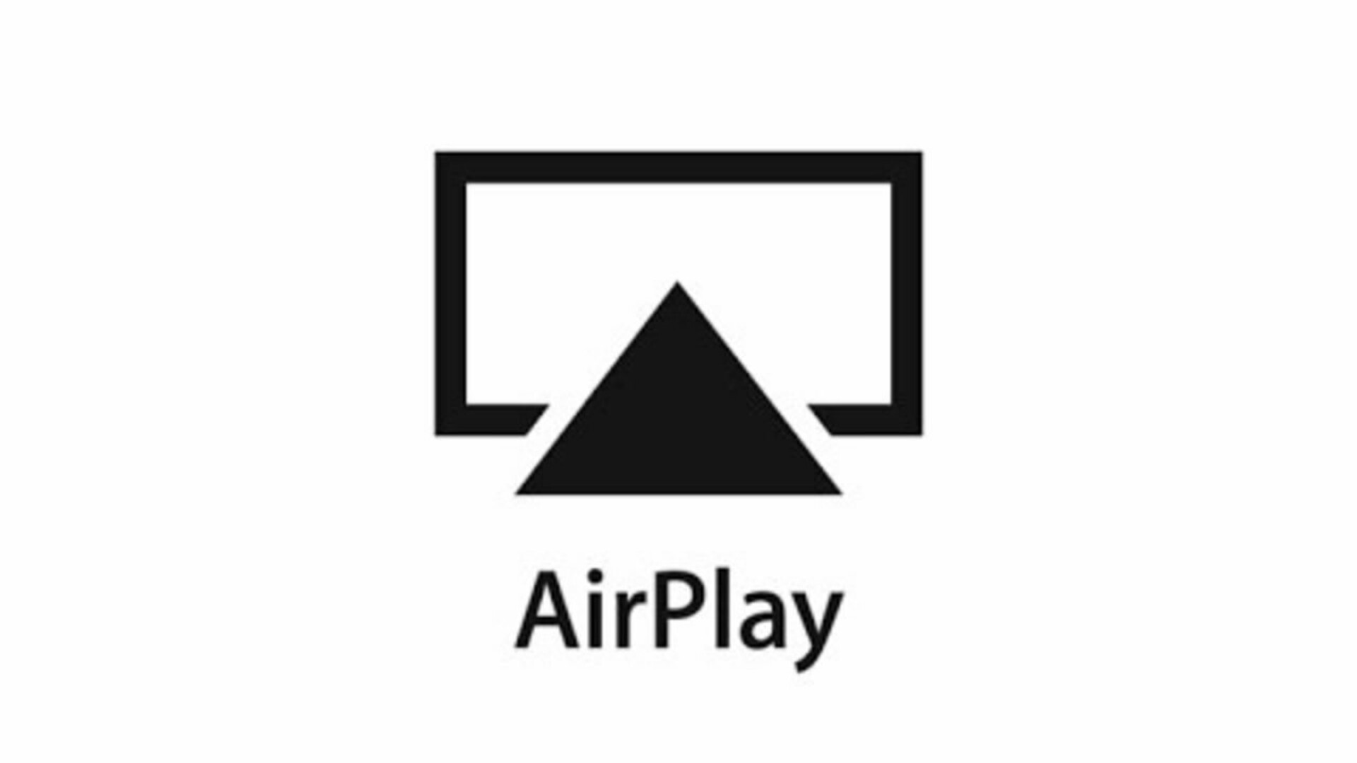 The Apple AirPlay logo.